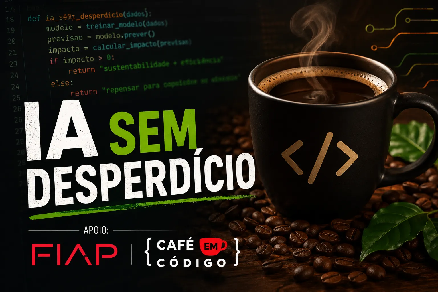 Capa do evento IA Sem desperdicio - FIAP